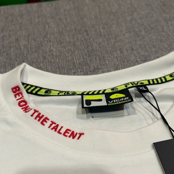 OVERSIZED FILA VR46 RIDERS ACADEMY T-SHIRT, XL - Picture 6 of 11